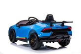 TPFLiving Elektro-Kinderauto Lamborghini Huracan - Kinderauto - Elektroauto - Ledersitz und Sicherheitsgurt